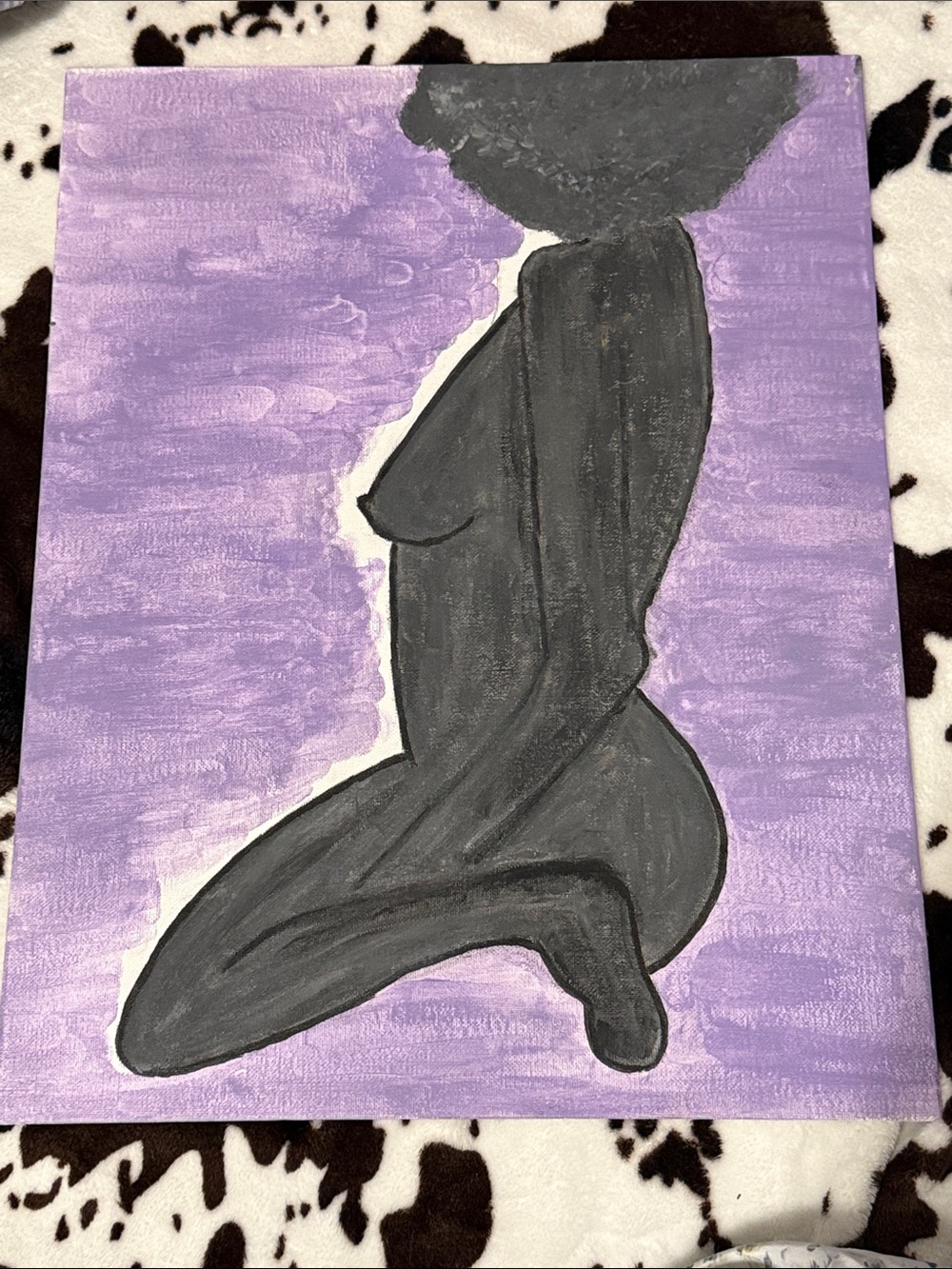 Custom Women Acrylic Painting